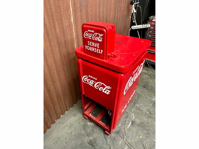 Jaren 1940 coca-cola vendo junior 123 dispenser. - afbeelding 4 van  8