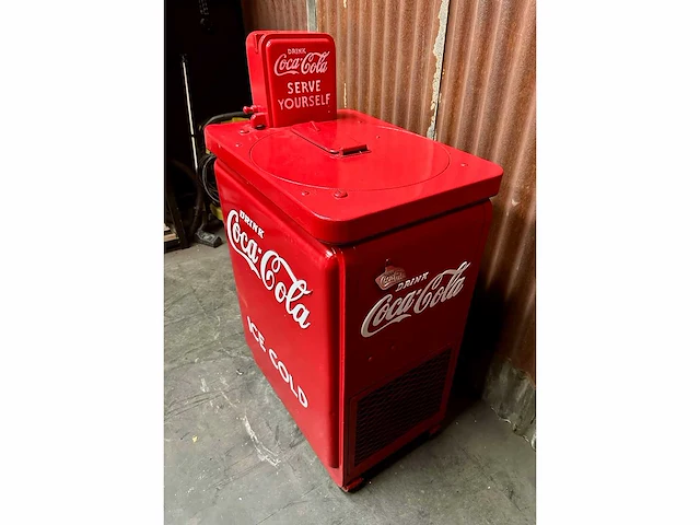 Jaren 1940 coca-cola vendo junior 123 dispenser. - afbeelding 6 van  8