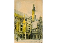 Jaroslav setelik - aquarel - ingelijst - afbeelding 2 van  9