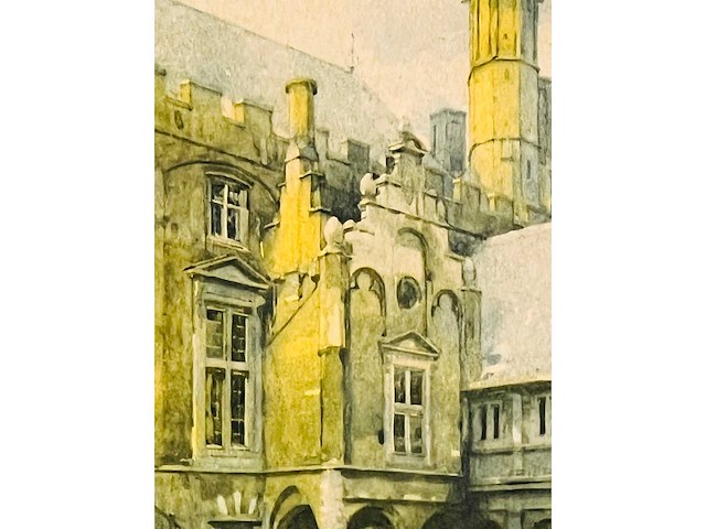 Jaroslav setelik - aquarel - ingelijst - afbeelding 5 van  9