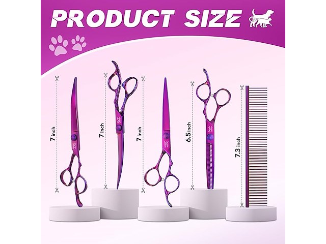 Jason hondentrimschaarset - afbeelding 2 van  3