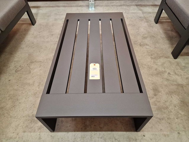 Jati-kebon - lounge set merano antraciet met kussens olefin antraciet - afbeelding 9 van  9