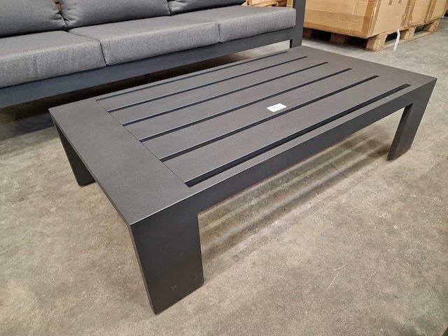 Jati-kebon - lounge set merano antraciet met kussens olefin antraciet - afbeelding 5 van  10