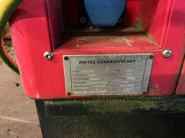 Javac eco-75 diesel generator - afbeelding 5 van  5