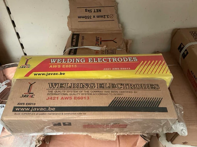 Javac j421 aws e6013 laselektrode inhoud 8 x 5 kg - afbeelding 1 van  1