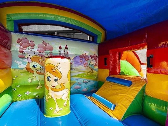 Jb-inflatables unicorn kiddy ride - afbeelding 2 van  6