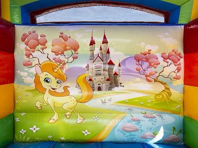 Jb-inflatables unicorn kiddy ride - afbeelding 5 van  6