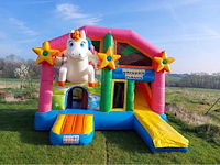 Jb springkasteel combo eenhoorn