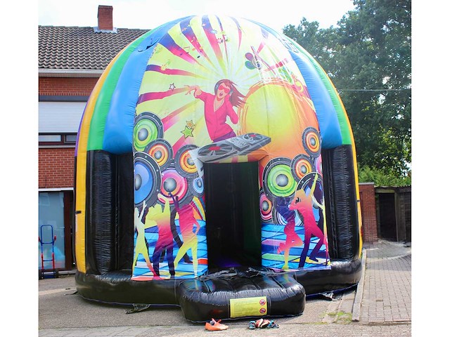 Jb springkasteel “disco" - afbeelding 1 van  6
