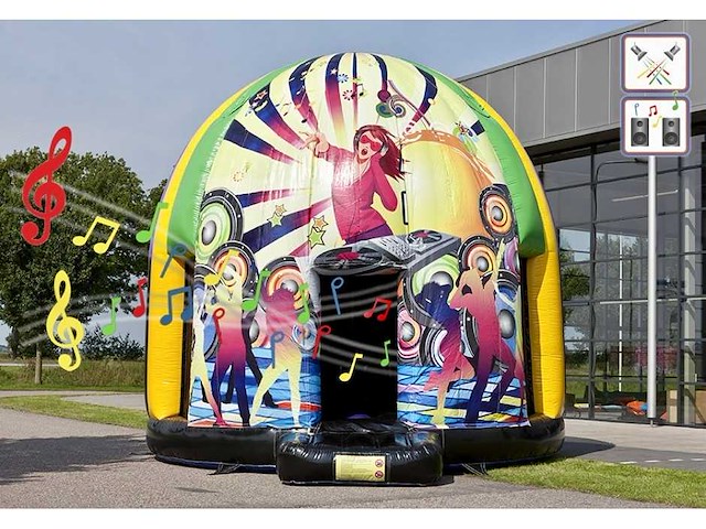 Jb springkasteel “disco" - afbeelding 2 van  6