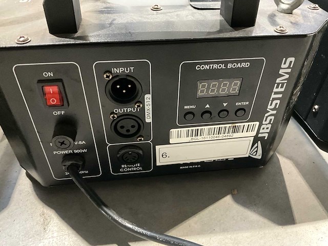 Jb systems kleurstraal mistgenerator (3x) - afbeelding 8 van  8