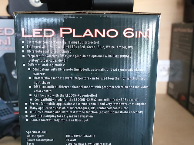 Jb systems led plano (x6) - afbeelding 7 van  9