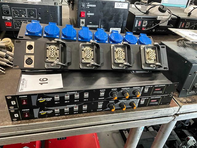 Jb systems light lm140 lichtorgel met brake out (2x) - afbeelding 1 van  2