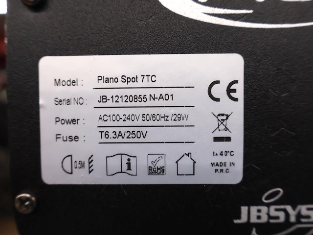 Jb systems lights (x2) - afbeelding 4 van  5