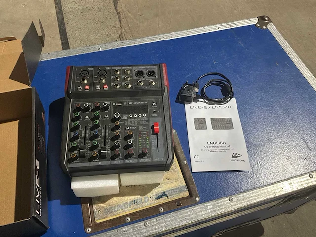 Jb systems live-6 analoge mengtafel (2x) - afbeelding 1 van  5