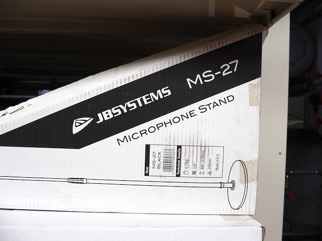 Jb systems microfoon stand '(x4) - afbeelding 2 van  4