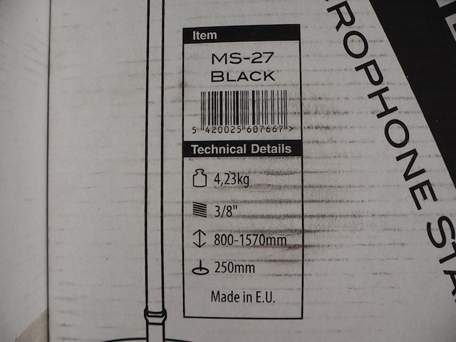 Jb systems microfoon stand '(x4) - afbeelding 3 van  4