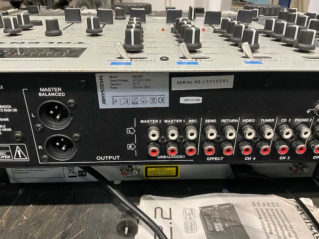 Jb systems talent met cd/usb-speler mengtafel - afbeelding 5 van  5