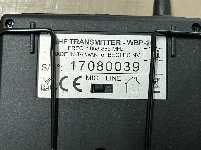 Jb systems uhf transmitter - afbeelding 3 van  5