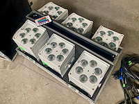 Jbsystems - accu color - uplighter set (6x) - afbeelding 1 van  3