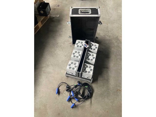 Jbsystems - accu color - uplighter set (6x) - afbeelding 1 van  5