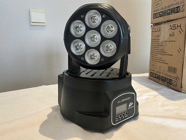Jbsystems clubwash led-moving head (2x) - afbeelding 1 van  4
