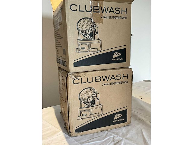 Jbsystems clubwash led-moving head (2x) - afbeelding 3 van  4