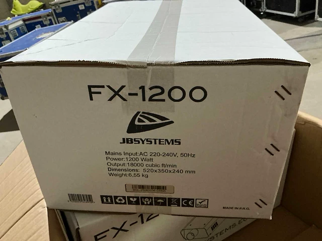 Jbsystems fx-1200 rookmachine - afbeelding 2 van  2