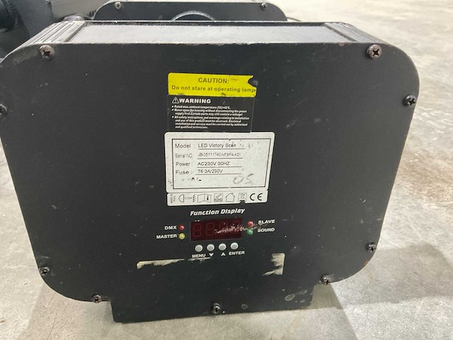 Jbsystems led victory scan laser (2x) - afbeelding 4 van  8