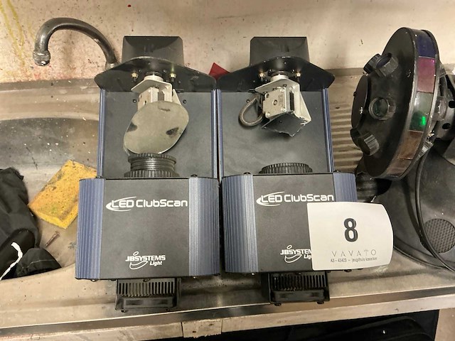 Jbsystems lights led clubscan led clubscan (2x) - afbeelding 2 van  9