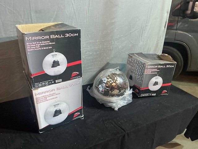 Jbsystems mirror ball 30 spiegelbol (3x) - afbeelding 1 van  4