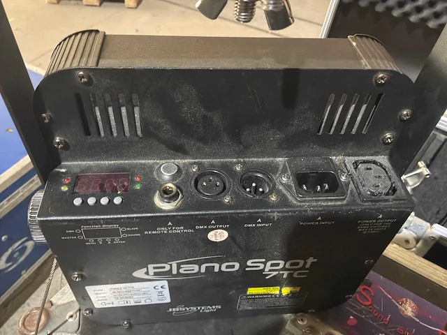 Jbsystems piano spot 7tc spotlight (4x) - afbeelding 3 van  5