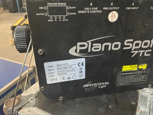 Jbsystems piano spot 7tc spotlight (4x) - afbeelding 3 van  4