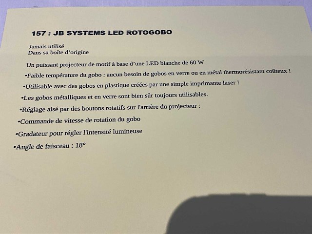 Jbsystems publispot logo projector - afbeelding 5 van  5