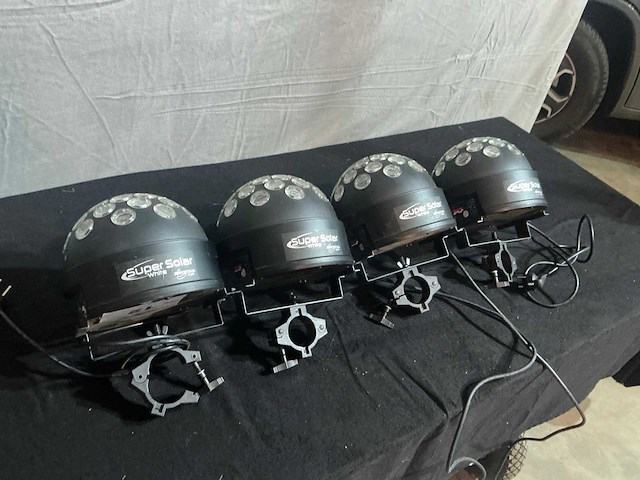 Jbsystems super solar white spotlight (4x) - afbeelding 1 van  6