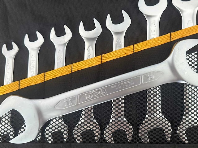 Jcb 10-delige steeksleutel set - afbeelding 5 van  7