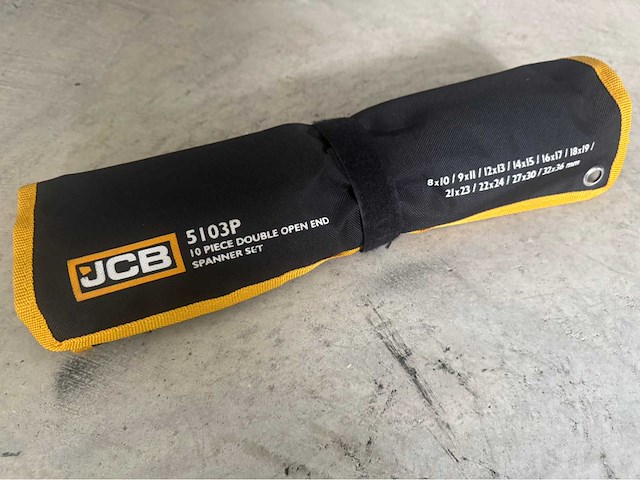Jcb 10-delige steeksleutel set - afbeelding 6 van  7