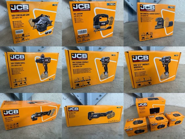 Jcb 12-delige set accugereedschappen - afbeelding 25 van  31