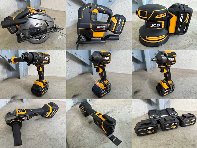 Jcb 12-delige set accugereedschappen - afbeelding 59 van  66