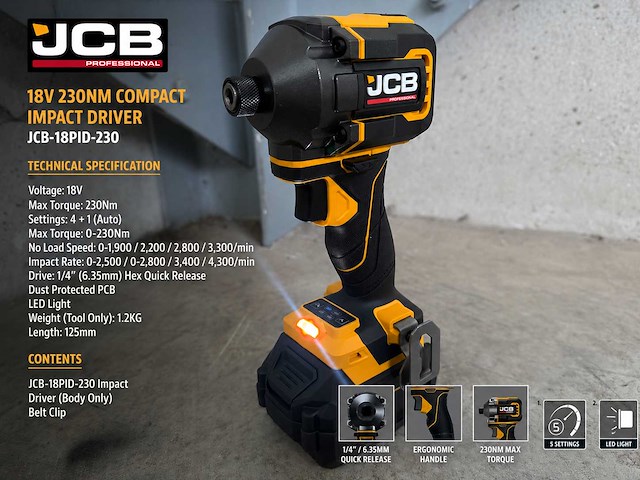 Jcb 12-delige set accugereedschappen - afbeelding 63 van  66