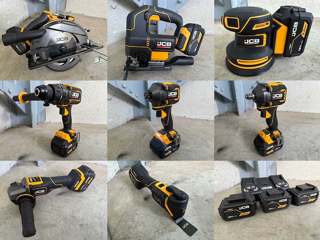 Jcb 12-delige set accugereedschappen - afbeelding 58 van  62