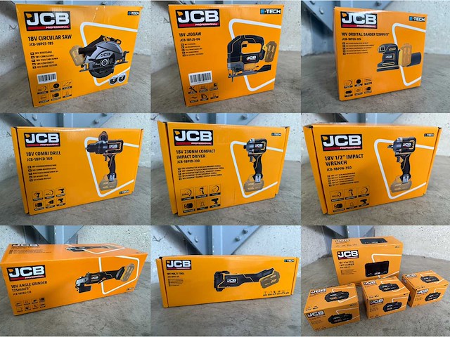 Jcb 12-delige set accugereedschappen - afbeelding 59 van  62