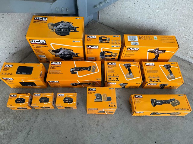 Jcb 12-delige set accugereedschappen - afbeelding 60 van  62