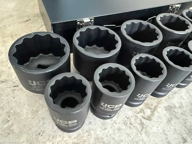 Jcb 12-kant krachtdoppen set 22 - 60 mm - afbeelding 3 van  7