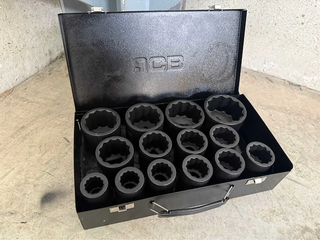 Jcb 12-kant krachtdoppen set 22 - 60 mm - afbeelding 5 van  7