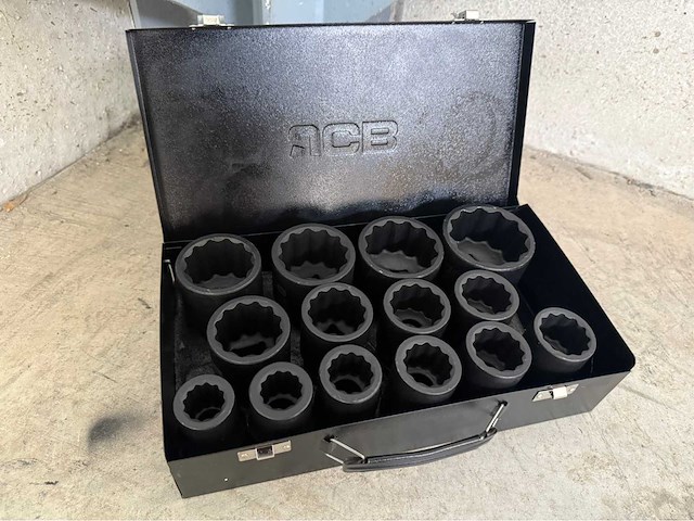 Jcb 12-kant krachtdoppen set 22 - 60 mm - afbeelding 7 van  7