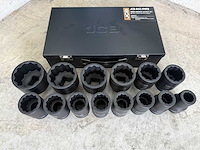 Jcb 12-kant krachtdoppen set 22 - 60 mm - afbeelding 2 van  7