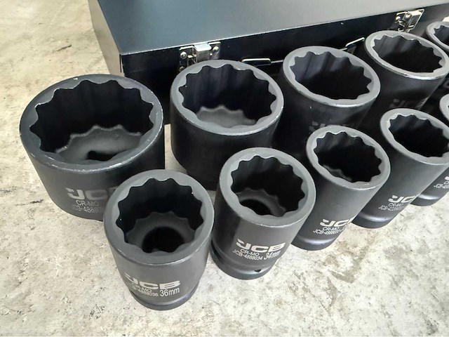 Jcb 12-kant krachtdoppen set 22 - 60 mm - afbeelding 3 van  7