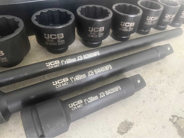Jcb 12-kant krachtdoppen set 36 - 80 mm - afbeelding 4 van  12