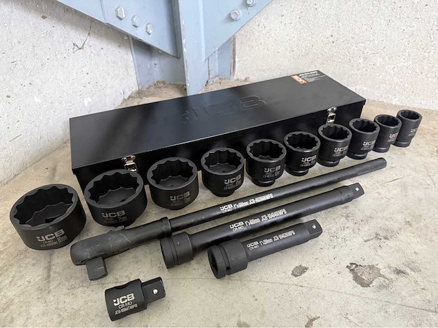 Jcb 12-kant krachtdoppen set 36 - 80 mm - afbeelding 3 van  12